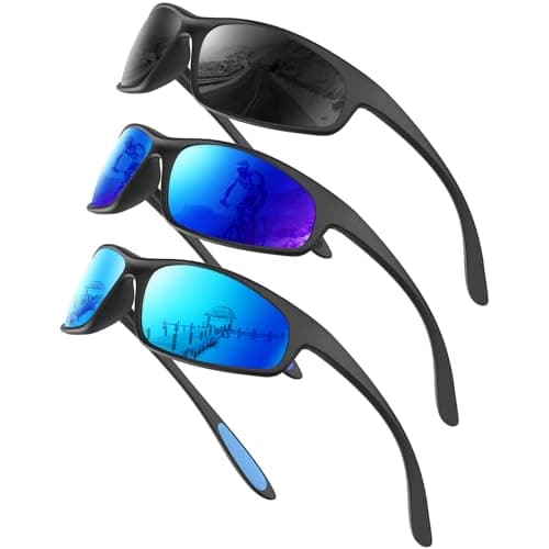 KALIYADI Mens-Sunglasses Polarized Sunglasses-Men Sports: Sport Sun Glasses for Running Cycling Fishing with UV Protection - Image 1