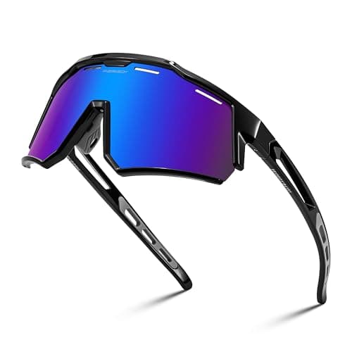FEISEDY Polarized Sports Sunglasses for Men Women,Teens Baseball Tennis Sunglasses, TR90 Cycling Glasses B4151 - Image 1