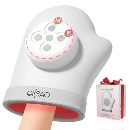 Hand Massager for Arthritis and Carpal Tunnel Relief, Cordless Hand Massager with Heat and Compression, 3 Heat Therapy, 5 Intensity 3 Modes for Typing Fatigue, Wrist, Finger Pain, Gifts for Women,Men - Image 1