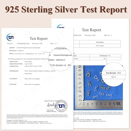 OHINGLT 925 Sterling Silver Pinch Bails for Jewelry Making – Pendant Clasp Connectors, Necklace Clip Bail, Jewelry Clasps for Necklaces & Bracelets - Thumbnail 5