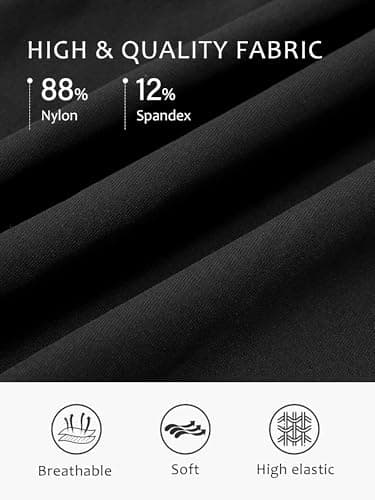 Stelle Women 2 in 1 Running Shorts Flowy Athletic Short High Waisted Workout Tennis Gym Short with Liner Pockets (Black, L) - Thumbnail 6