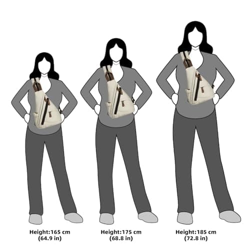 KL928 Sling Bag - Small Crossbody Backpack Shoulder Casual Daypack Rucksack for Men Women - Thumbnail 5