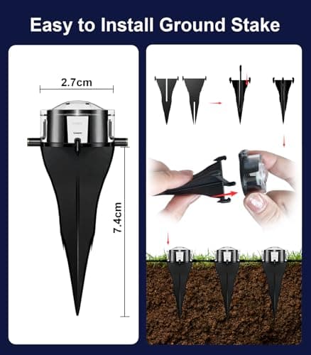 50Ft Permanent Outdoor Ground Lights Smart Color Changing, Pathway Christmas Lights Waterproof, Walkway Lighting for Outside Garden Back Yard Driveway Patio Sidewalk Landscape Path Decorations - Thumbnail 6