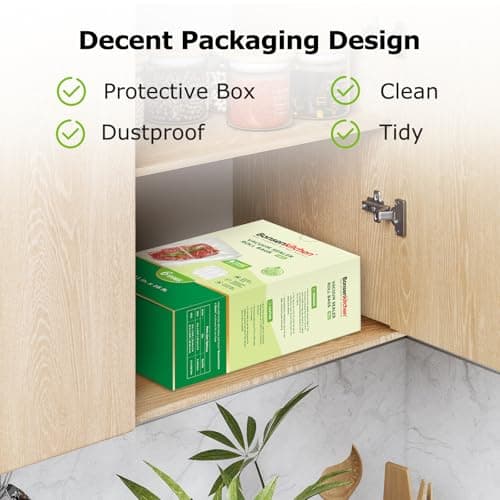 [2025 Upgraded] Bonsenkitchen 6 Rolls 11" x 16' Vacuum Sealer Bags for Food with a Color Box, Easy to Store, Commercial Grade, BPA Free, Great for Food Storage or Sous Vide, VB21 - Thumbnail 3