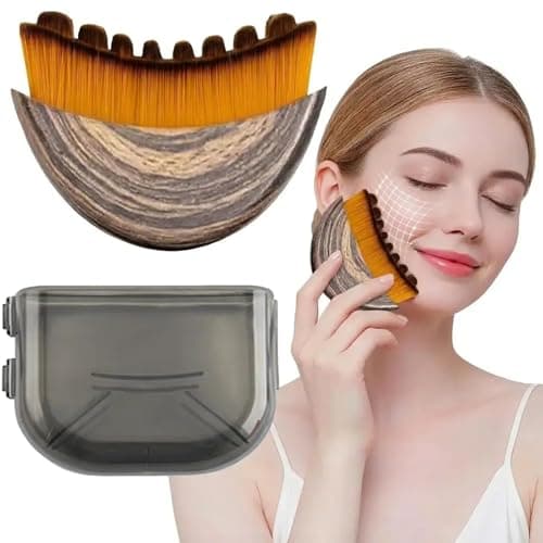 Lymphatic Contour Face Brush, Double Chin Reducer for Jawline Sculpting
