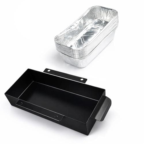 BLUES GRILL PARTS Grease Catch Pan Kit for CharBroil Performance 463331221/463365021/463448021/More Gas Grill with 9328812P06 15Pack Aluminum Liners, Drip Cup Replacement for CharBroil G416-0015-W1 - Image 1