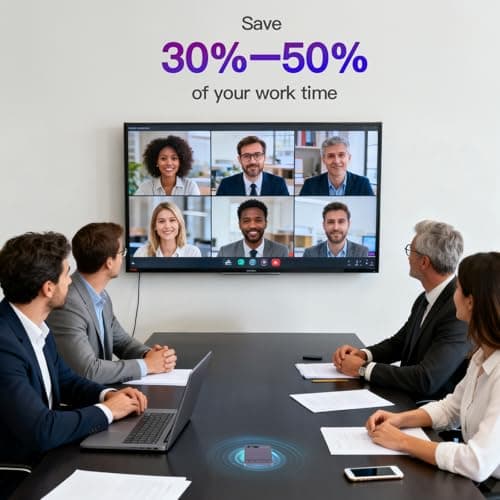 AI Voice Recorder, Note Voice Recorder with AI Transcribe & Summarize, APP Control, Support 118 Languages, 64GB Memory, Magnetic Case, Portable Audio Recorder for Call Lectures, International Meeting - Thumbnail 5