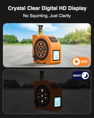 328Ft 3-in-1 Digital Laser Tape Measure Rechargeable Measuring Tool &16Ft Auto-Lock Tape Measure Movable Magnetic Hook with Area/Volume/Pythagorean, Ft/in/M/Ft+in for Construction;Woodworking;Home DIY - Thumbnail 5