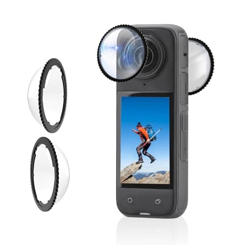 Flymile X4 Premium Lens Guard for Insta360 X4, High Transparency Tempered Glass Lens Protector for Insta 360 X4 Camera Anti-scratch Accessories(Not for X4 Air) - Image 1