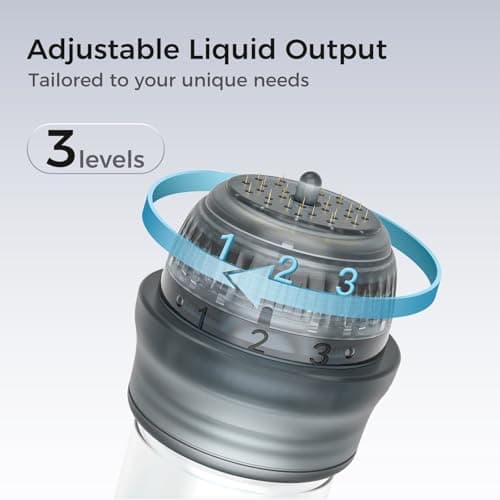 Micro Infusion System for Face & Neck, Titanium Needle Cosmetic Stamp Hydra Microneedling Serum - Peptides & Hyaluronic Acid Serum for All Skin Types, 0.25mm Home Infusion Set - Thumbnail 4