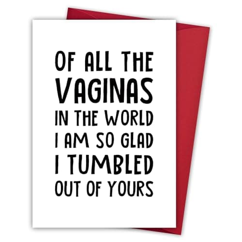 Mothers Day Card, Funny Mothers Day Gifts for Mom, Unique Gag Gift for Moms Who Have Everything, Moms Birthday Gift Ideas, the Best Mom Gifts from Daughters Son Kids, Humor Card with Envelope