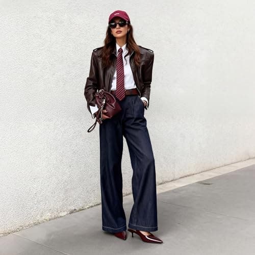 DREAM PAIRS Women's Kitten Heels Slingback Low Closed Toe Comfortable Pumps Pointed Toe Wedding Party Elegant Dress Shoes,Size 10,Burgundy,SDPU25093W - Thumbnail 2