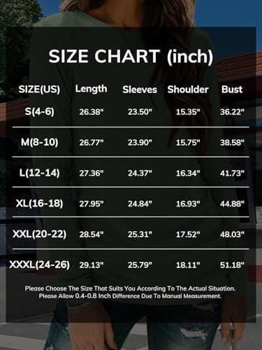 ATHMILE Teen Girl Long Sleeve T Shirts Crewneck 2026 Fall Trendy Tops Tunic Outfits Fitted Shirts Basic Tee - Thumbnail 6