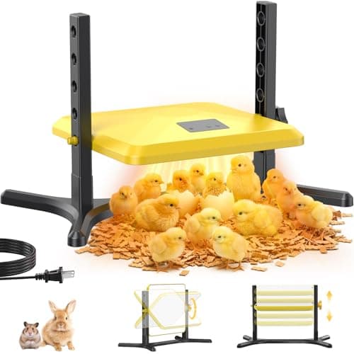 Lobeline Smart Chick Brooder Plate - Energy Efficient Chick Heat Plate with Adjustable Height and Angle, 50-158°F Digital Temp Control for Chicken Coop, Brooder Box, Ducklings - Image 1