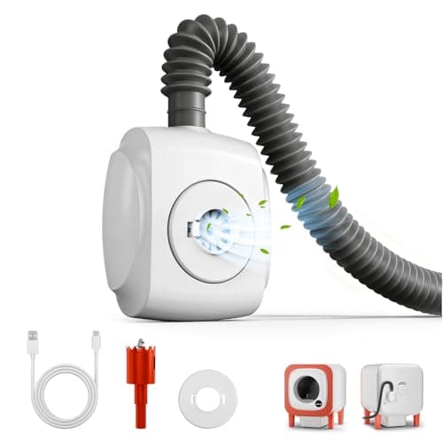 petstarlet Litter Box Exhaust Fan Compatible with Multiple Models, Ozone Odor Eliminator for Strong Odor 99% Cat Litter Deodorizer Dog Poof Odor Removal Home Plug in Air Purifier for Bedroom Pets - Image 1