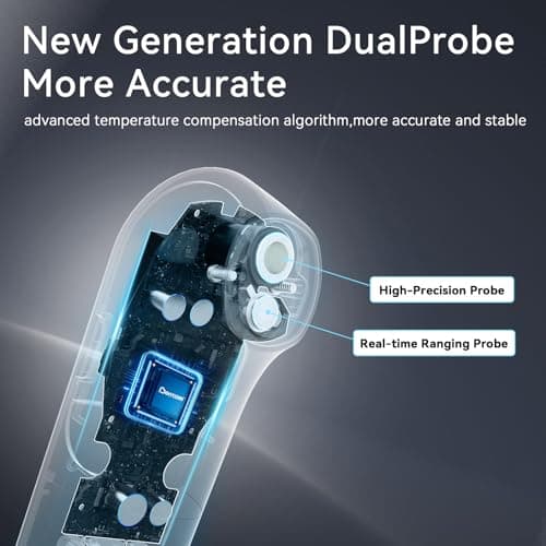 Berrcom Dual Probe Forehead Thermometer - No Touch Digital Thermometer for Adults, Kids, Babies with LED Display, Fever Alarm & Fast Reading - Thumbnail 5