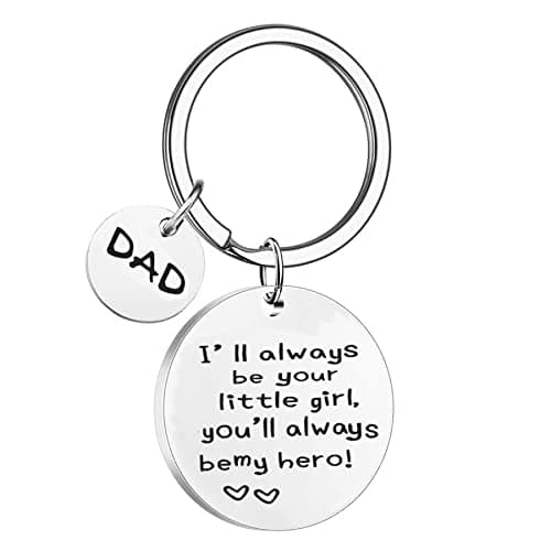 Ediseng Cool Dad Christmas Gifts from Daughter,Funny Dad Keychain for Men,Personalized Stocking Stuffer,Quick Releasing Keychain - Image 1