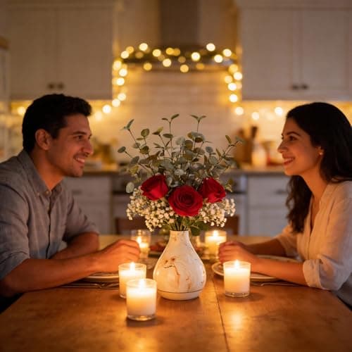 siqifloral 4PCS 24" Silver Gold Artificial Eucalyptus Stems – Metallic Faux Eucalyptus Leaves for Christmas Table Centerpiece, Holiday Vase Decoration & Home Decor - Thumbnail 4