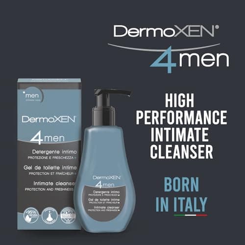 DERMOXEN Men's Intimate Wash | pH Balanced Daily Hygiene Gel | Freshness & Odor-Control Formula with Menthol | Gentle Cleansing for the Groin Area | Male Hygiene Product | 4.23 fl oz - Thumbnail 2