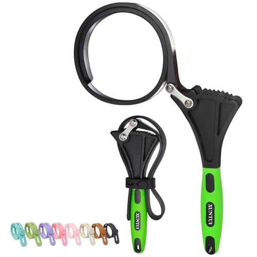 XUNTUI 2-Pack Strap Wrench Set (4" & 6") - Heavy Duty Rubber Belts with High-Strength PA66 Handles - Pro-Grade Oil Filter Wrench &Adjustable Jar Opener Kit - 8 Bonus Silicone Ties - Image 1