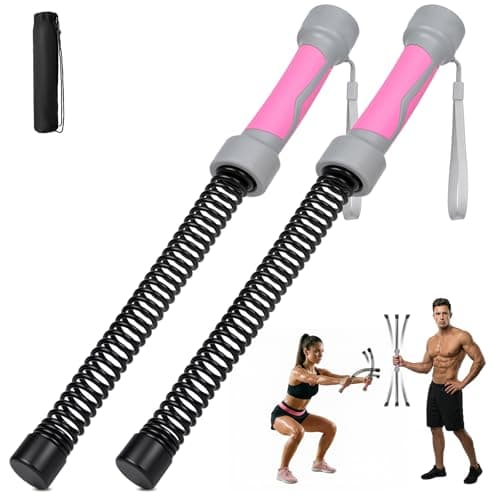 ONLYMENS Cordless Battle Ropes Weighted - 3-in-1 Heavy Ropeless Jump Rope Set & Solid Steel Resistance Bar for Home Gym - Portable Workout Equipment for HIIT, Strength Training - Image 1