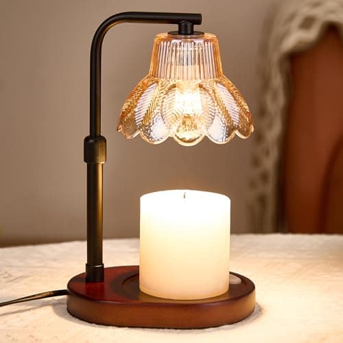 Celegete Candle Warmer Lamp with Timer and Dimmer-Candle Warming Lamp for House Warming Gifts,Brithday Gifts for Women Mom,Adjustable Height for Wax Warmer Lamp,Home Decor - Image 1