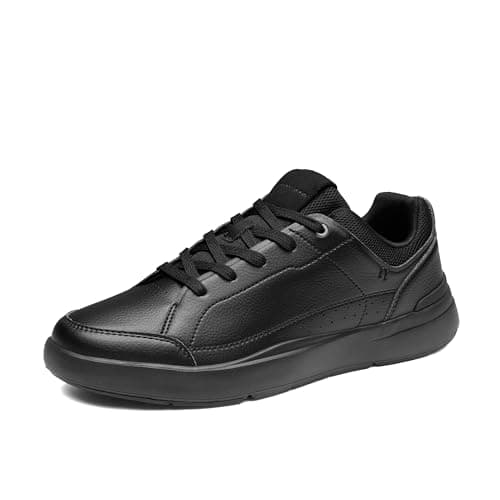Bruno Marc Men's Lightweight Non Slip Casual Dress Fashion Sneakers Tennis Shoes Breathable Comfortable Shoes,Size 11,All Black,SBFN26015M - Image 1