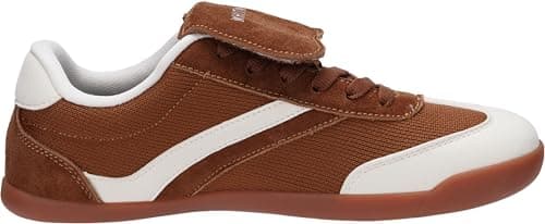 WHITIN Barefoot Shoes for Women Knit Minimalist Wide Toe Box Sneakers Size 9 Casual Walking Fit 9W Training Comfortable Brown 40 - Thumbnail 4