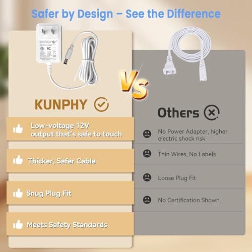 KUNPHY Ultrasonic Jewelry Cleaner, Jewelry Cleaner Machine 12oz 46KHz, Professional Sonic Cleaner with One-Touch Operation, Sonic Cleaner for Rings, Glasses, Jewelry, Dentures White - Thumbnail 5