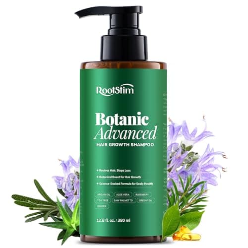 Hair Growth Shampoo, Rosemary, Caffeine, Biotin, Oil Control, Scalp Care, Hair Loss Shampoo for Strengthen Roots, Hair Thickening, Men, Women - Image 1
