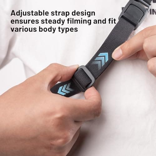 PGYTECH CapLock POV Action Camera Neck Mount, Quick Release & Adjustable Chest Strap, Hand Free Video Vlog Necklace Lanyard Holder for DJI OSMO Action 6/5 Pro/Pocket 3/Xtra Muse, Gopro 13/12, Insta360 - Thumbnail 4