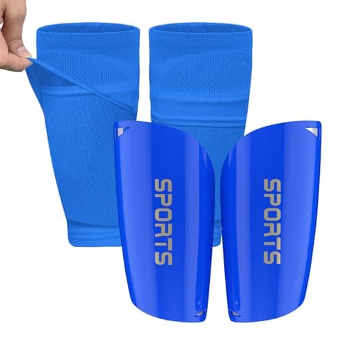 ATHCISE Kids Youth Soccer Shin Guards with Sleeves, Slip in Shinguards Soccer Shin Pads for 3-15 Years Old Boys Girls Child Teens - Image 1