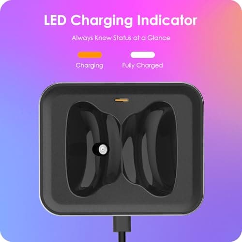 Headphone Charging Station for AirPods Max 2024 & 2020 - Magnetic Headset Charger Dock with Dual Lightning & Type-C Connectors (Space Gray) - Thumbnail 6