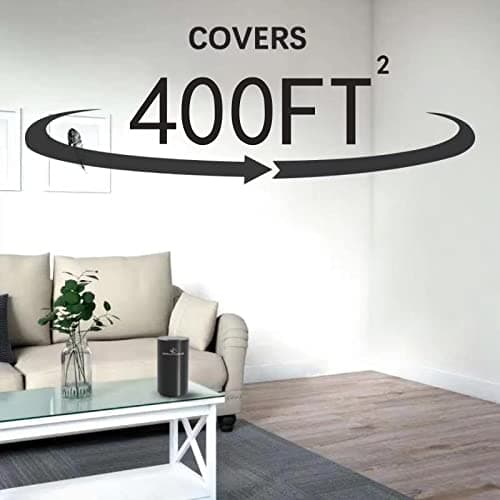 Sentiment Diffuser, Diffusers for Home, Scent Diffuser - Portable & Smart & Cordless Design, for 3 Cold Mist & Timer 1/2/3H (Black) - Thumbnail 4