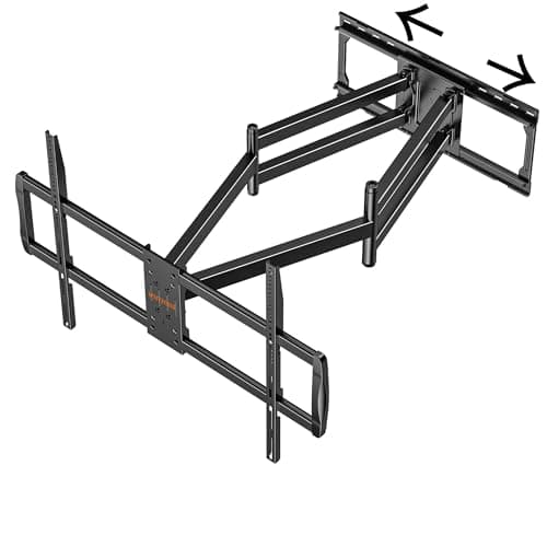 WHYFONE Extra Heavy Duty TV Wall Mount 43 inch Long Arm, Full Motion TV Mount Sliding for 60-120" Extra Large 85" 90" 98" 100" 110"120" Screens up to 299 lbs, Max VESA 900x600mm, 12-24" Wood Stud Wall - Image 1