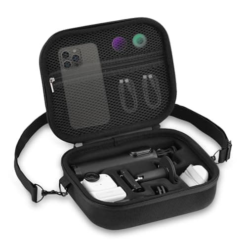 BRDRC Carrying Case for Insta360 GO Ultra, Portable Nylon Travel Storage Bag, Hard Protective Case with Shoulder Strap for Insta360 GO Ultra Camera Accessories - Image 1