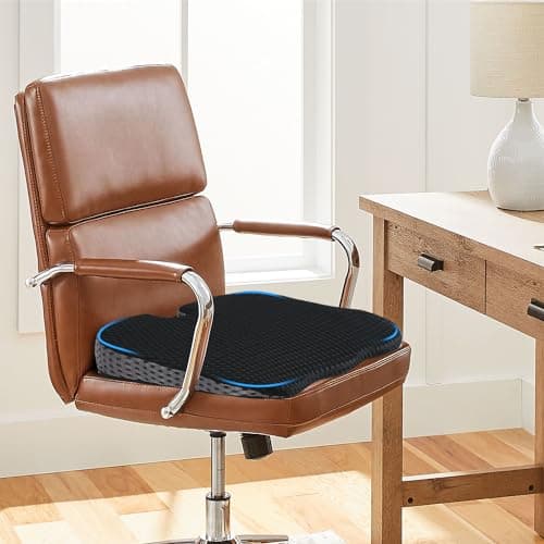 Hapiclody Car Seat Cushion for Driving,Office Chair Cushions Non-Slip Hip & Lower Back Tailbone Chair Pillow Pad,Memory Foam Seat Cushion for Car Seat Driver Truck Desk Wheelchair - Thumbnail 3