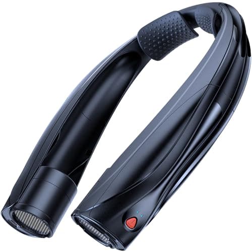 Vexolta Portable Neck Fan, 6000mAh Personal Fan, 360° Cooling Rechargeable Wearable Fan, 6 Speeds Adjustable Hands Free Fan for Travel Outdoor, Office, Ideal Summer Gifts for Men Women - Image 1