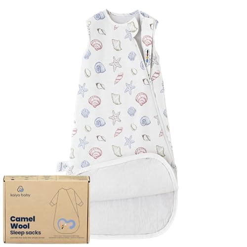 kaiya baby Unisex Sleeping Bag for Babies and Toddlers 1.0 Tog Sleep Sack 0-6 Months, Newborn Sleep Sack, Wearable Blanket Baby, One Piece Sleeveless Sleep Sack, Gifts for Baby - Image 1