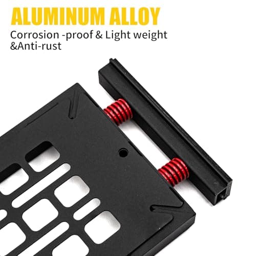 Maxzina Truck Bed Divider Compatible with 2024 2025 2026 F150 Cargo Divider Trunk Organizer Aluminum Alloy Luggage Divider Replacement with Molle Panel for 2024 F-150 Accessories - Thumbnail 3