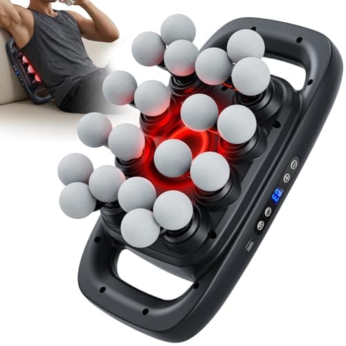 Jogfit 20 Head Massage Gun Set, Deep Tissue Muscle Massager with 3 Modes & 30 Intensities,Quiet Multi Head Massage Gun for Back/Hips/Legs/Shoulders/Foot Body Muscle Pain Relief - Image 1