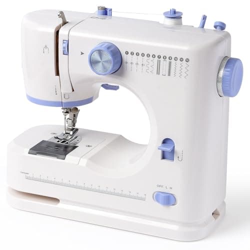 ZSTAOCI SewCraft Nova Beginner-Friendly Mini Sewing Machine with 12 Built-in Stitches, Sewing Machine with Foot Pedal, Portable, High-Low Speeds, Perfect for Sewing Enthusiasts Adult - Image 1