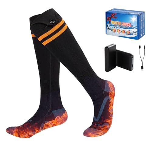 Graciadeco Heated Socks for Men Women, Socks Foot Warmers, Rechargeable Heated Outdoor Camping Skiing Hunting - Image 1
