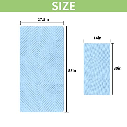 OLESTER 4 Colors Microfiber Towel Set Super Soft and Absorbent Quick-Dry Lightweight 4 Bath Towels 4 Hand Towels for Shower Pool Beach Bathroom - Thumbnail 6