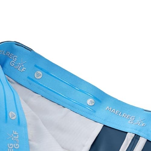 M MAELREG Men's Performance Golf Pants - Quick Dry Stretch Nylon Slacks 30/32/34 Inch Travel Work Dress Pants Blue Indigo - Thumbnail 6