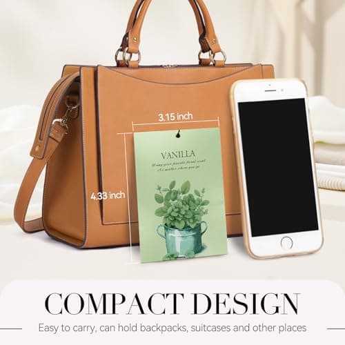 HOMELLAX Vanilla Scented Sachet Bags - 12 Pack Closet & Drawer Freshener, Long Lasting Odor Eliminator for Wardrobes, Cars & Storage, Home Fragrance Air Freshener Sachets - Thumbnail 5