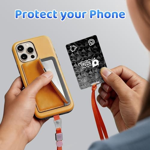 0SMALLMODEL Wallet Tracker Card, 0.07Inch Thin and Rechargeable Air Card Tag with Lanyard, Find My Wallet Tracker Card, Work with Apple Find My [iOS Only], Charger Not Include, Mens Gifts for Her - Thumbnail 6