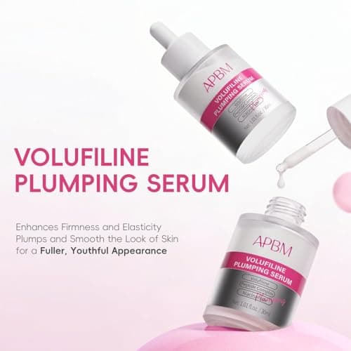 APBM Volufiline Plumping Serum for Face | 5% Volufiline + 3% Niacinamide + 1% Multi-Peptide | Visible Volume for Under-Eye & Smile Lines | For Fuller, Radiant-Looking Skin, Boost Collagen | 1.01 fl oz - Thumbnail 6