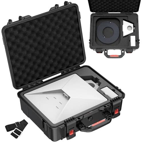 MEKEET Starlink Mini Case, IP67 Waterproof Hard case Fits Star Link Mini Dish, Portable Shoulder Dual Carry Options with Precision Cut Foam For Starlink Accessories,Ideal for Travel and Camping - Image 1