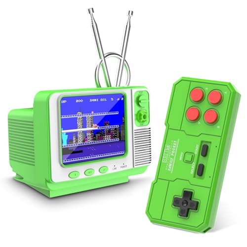 Retro Handheld Game Console - GV300S JALECO+168 Classic Games Mini TV Style with 3.0 Inch IPS Screen, Save Search, Support 2-Player & Dual Console Type-C Link